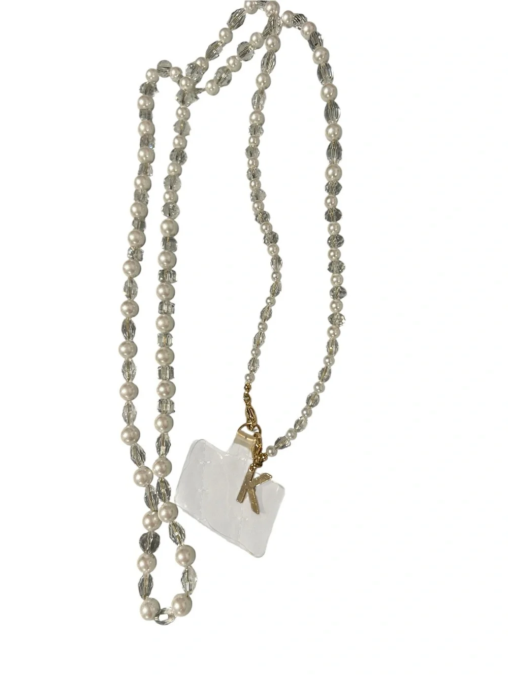 Phone chain with the letter K
